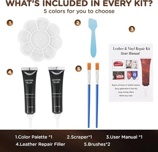 Vinyl and Leather Repair Kit - Image 2