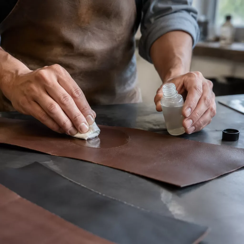 Using_Leather_Prep_Solution_for_Better_Adhesion_bF